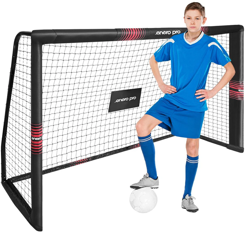Enero Pro Futbolo vartai su tinklu 180x120x60 cm