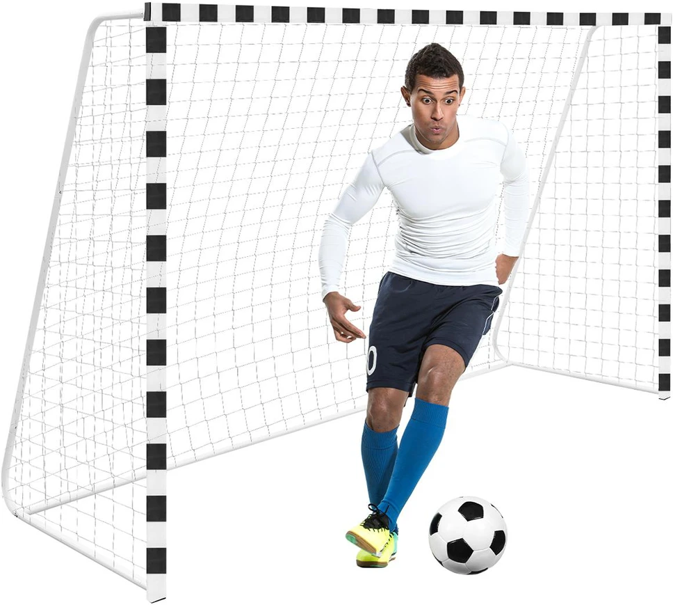 futbolo vartai su tinklu 300x200x100 cm Enero