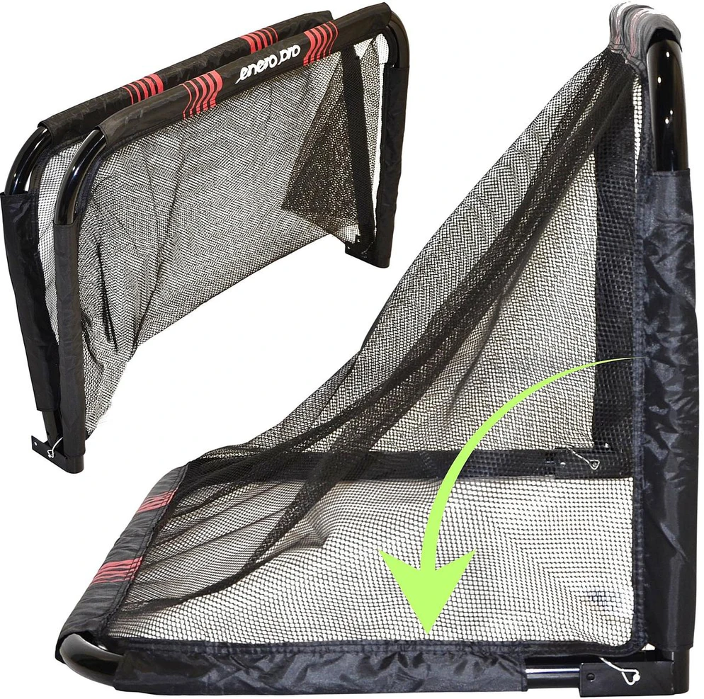 Enero Sulankstomos futbolo vartai su tinkleliu