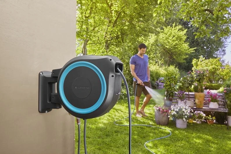 Gardena sieninė automatinė ritė žarnai "RollUp M/L" 25m, 13mm
