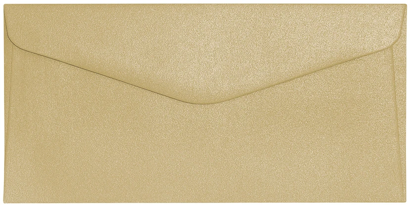 Galeria Papieru Gold Vokai Galeri Papieru DL, Pearl auksinis, 150g/m2, 10 vnt./pak