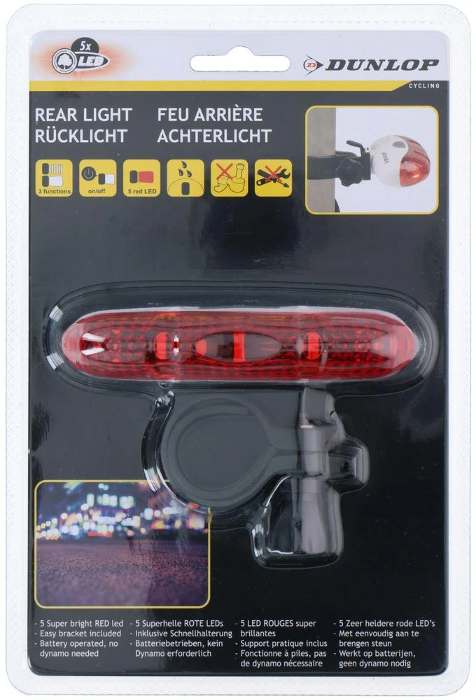 Dunlop Galinio dviračio šviesos LED lempa