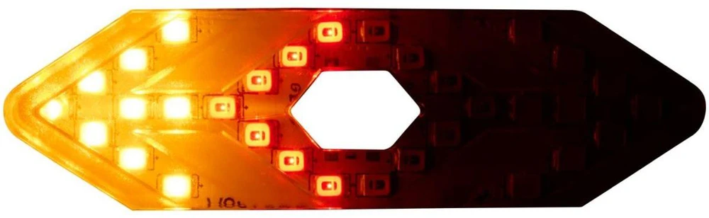 Dunlop galinė dviratinė lemputė su LED signalu USB įkrovimas