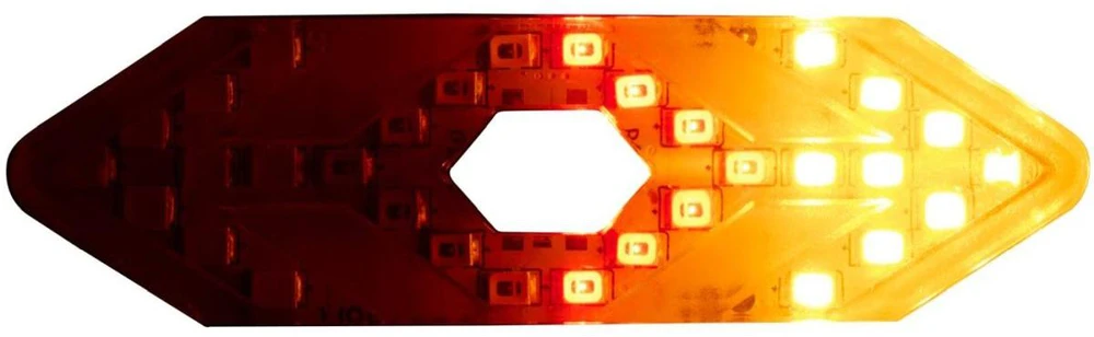Dunlop galinė dviratinė lemputė su LED signalu USB įkrovimas