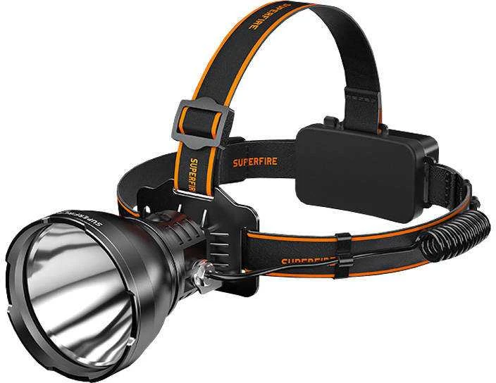 Žibintas ant galvos Superfire HL60 2300lm USB-C