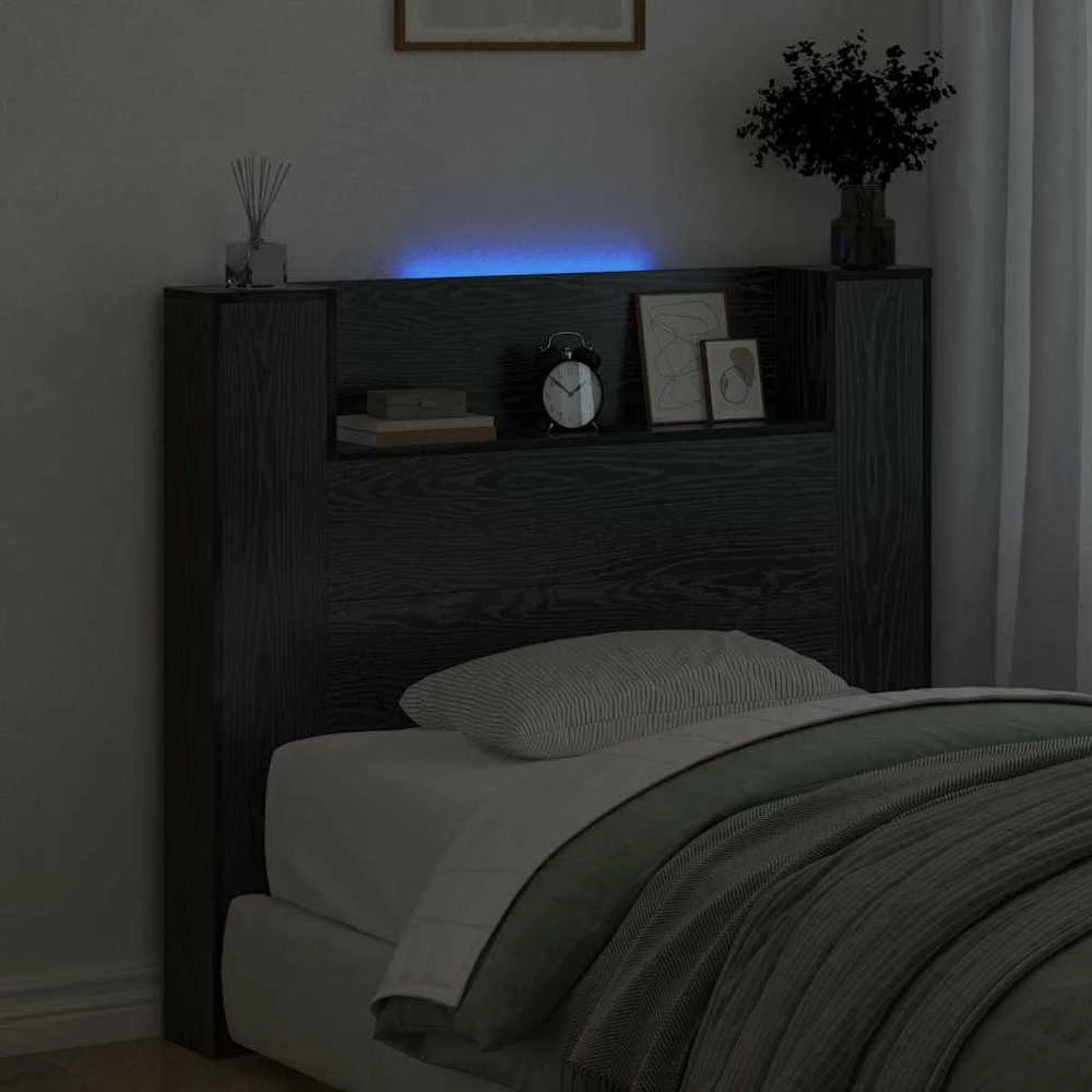 LED galvūgalis su saugojimu Juodojo ąžuolo Apdirbta mediena