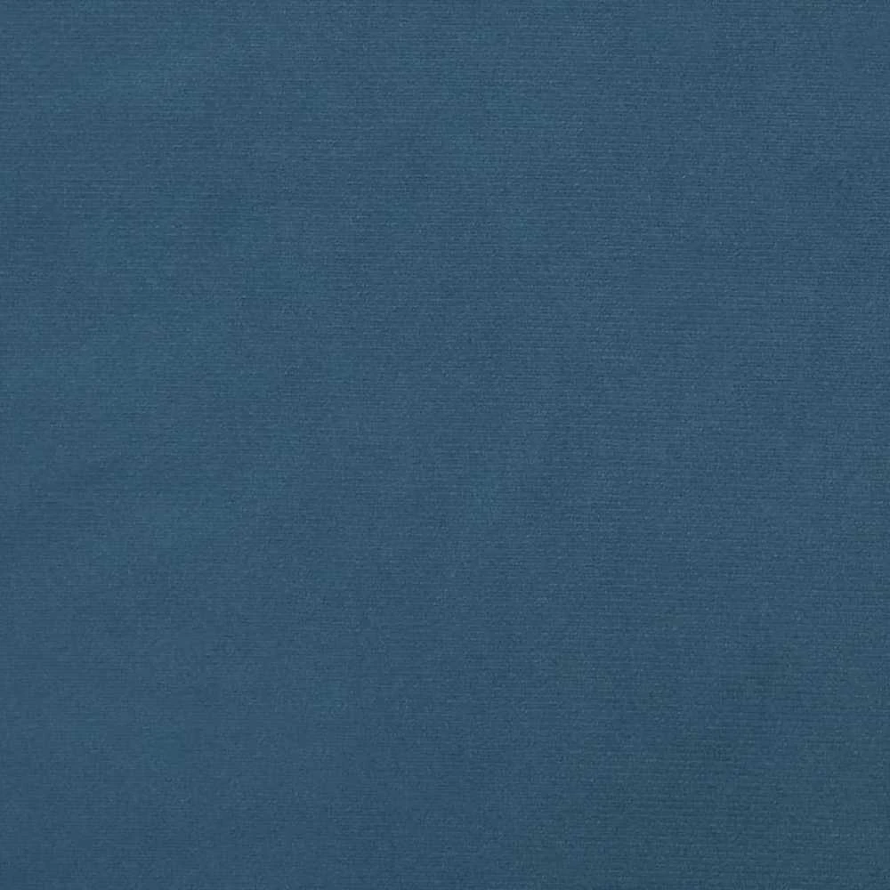 Galvūgalis su auselėmis,tamsiai mėlynos,163x16x78/88cm, aksomas