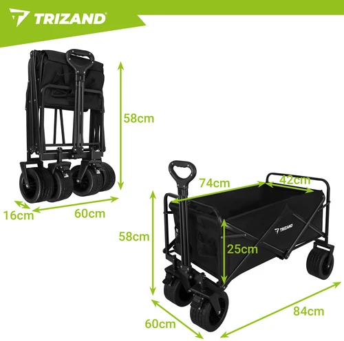 Gardlov 23084 foldable transport trolley