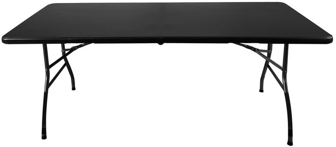 Gardlov Folding garden table 180cm + 2 benches - juodas
