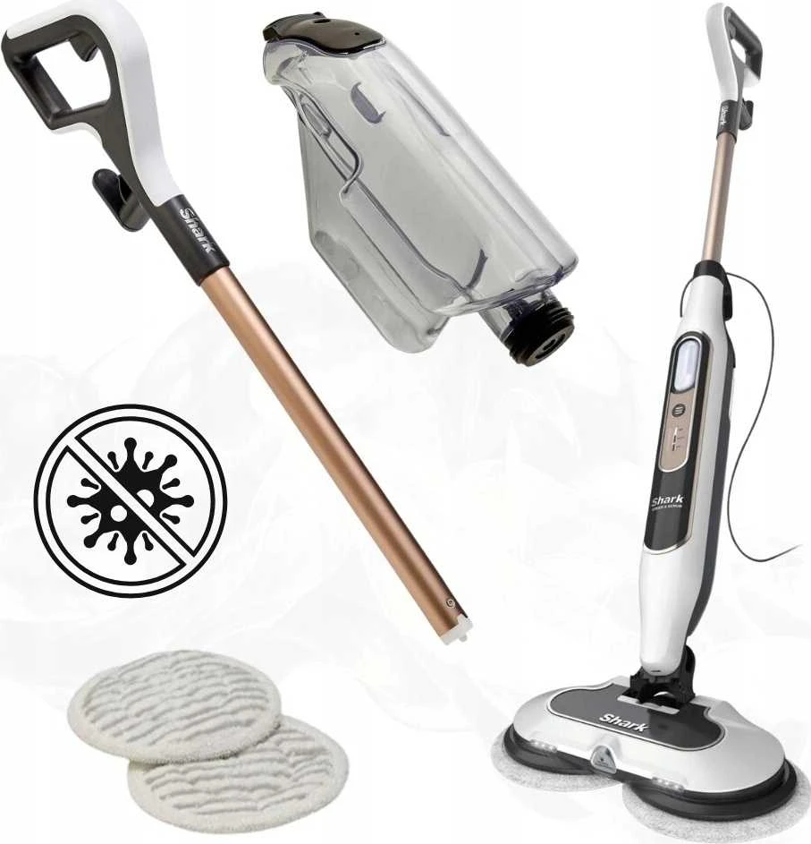 Sharkclean S8201EU stick vacuum/electric broom AC Wet 1120 W Juodas, Pilkas, Baltas