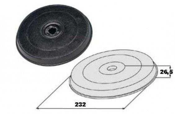 FABER anglies filtras F1 rinkinys 1 C.F. D233 H20 FABER