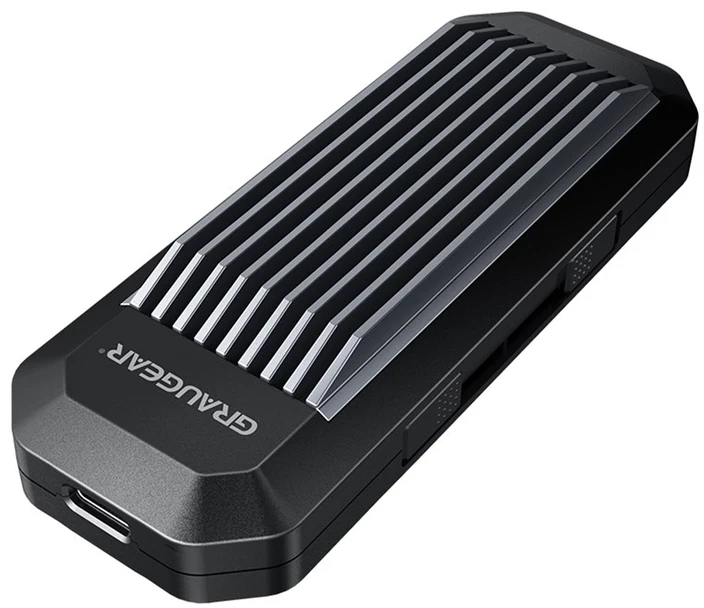 GAU GRAUGEAR G-M202-AC-10G saugojimo diskų korpusas SSD korpusas Juoda M.2