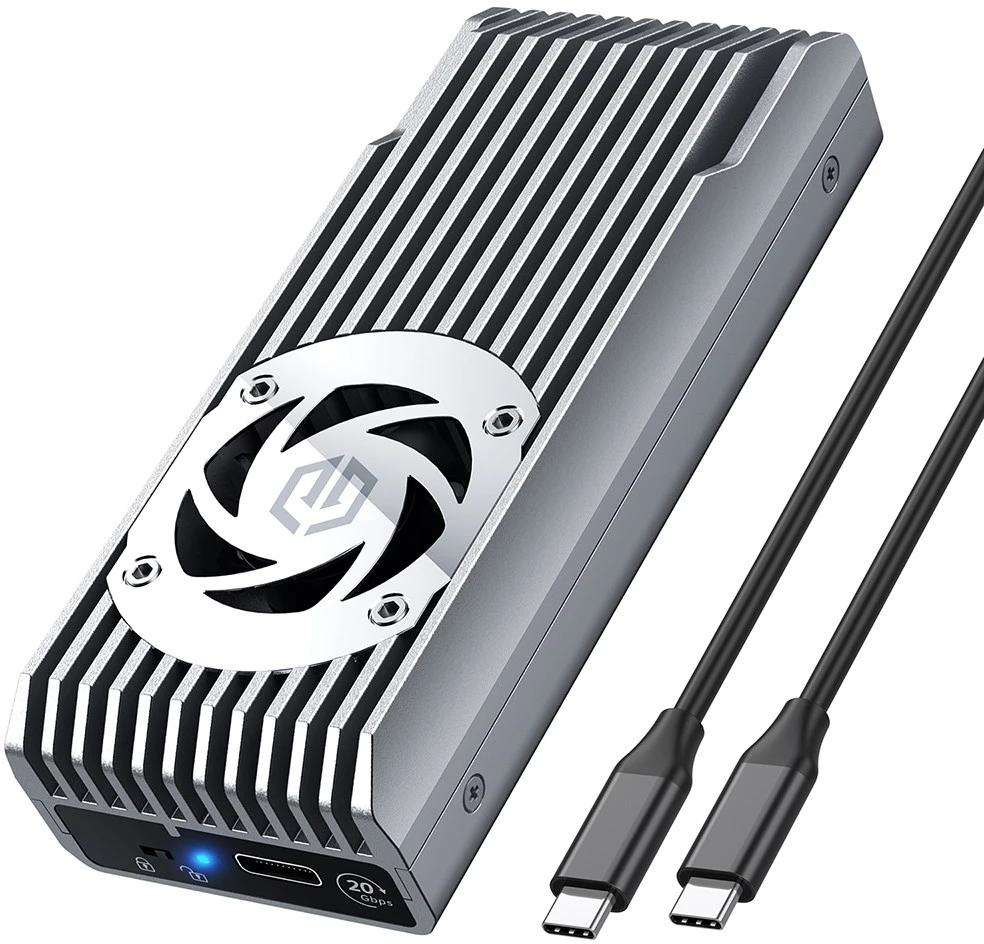 GAU GRAUGEAR G-M206-20G-F saugojimo diskų korpusas SSD korpusas Pilka M.2