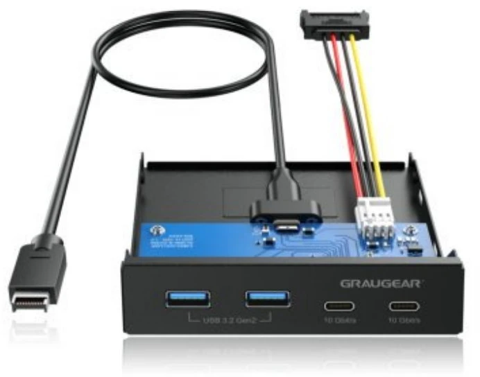 GAU GRAUGEAR G-MP02 kompiuterio korpuso dalis Universalus Priekinis skydelis