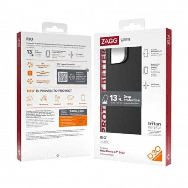 Dėklas Gear4 Rio Snap iPhone 14 Plus / 15 Plus 6.7″ juodos spalvos 50758