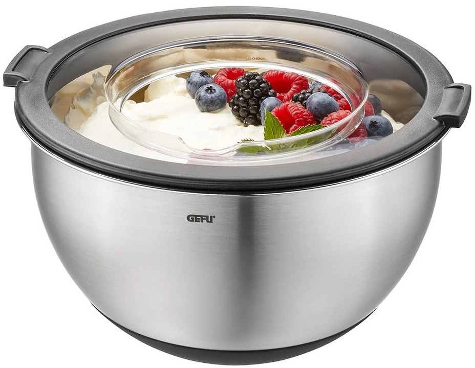 SET OF 2 BOWLS WITH LID GEFU MUOVO G-35055