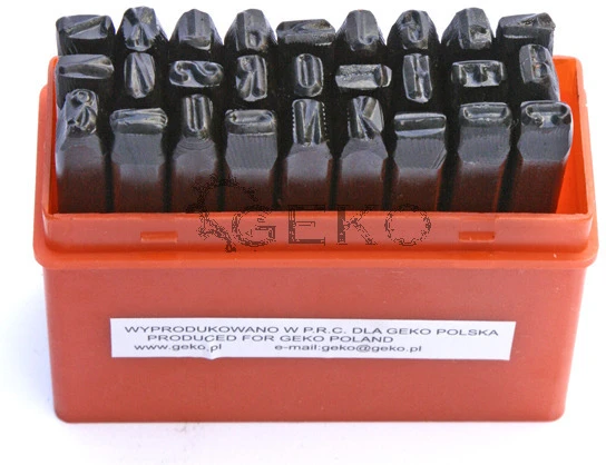 Geko SKAIČIUS - RAIDĖS 10mm