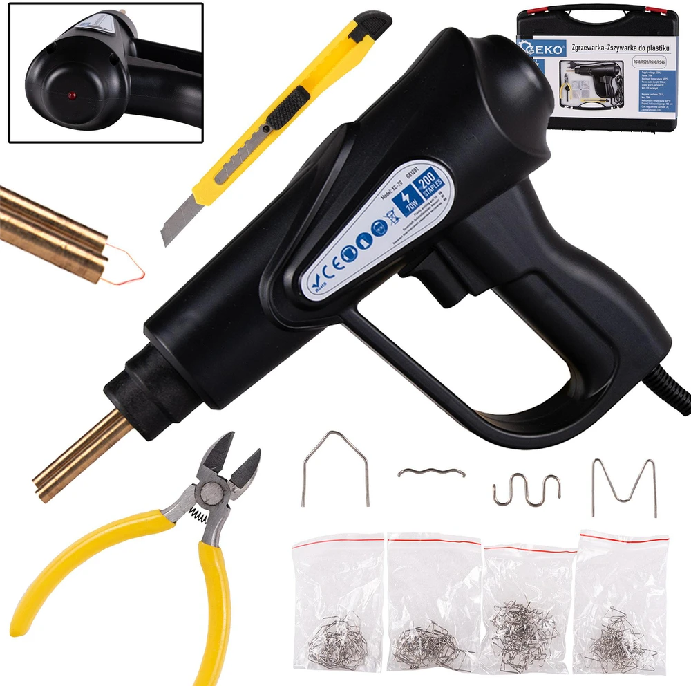 GEKO PLASTIKO VIRINIMO APARATAS 70W + KABĖS