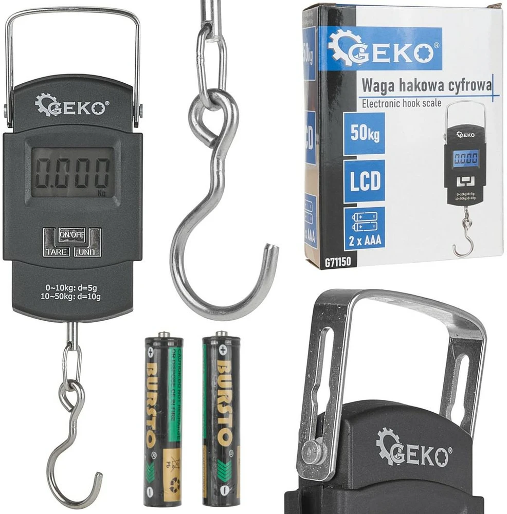 GEKO SKAITMENINĖ KABINAMA SVARSTYKLĖ 50kg