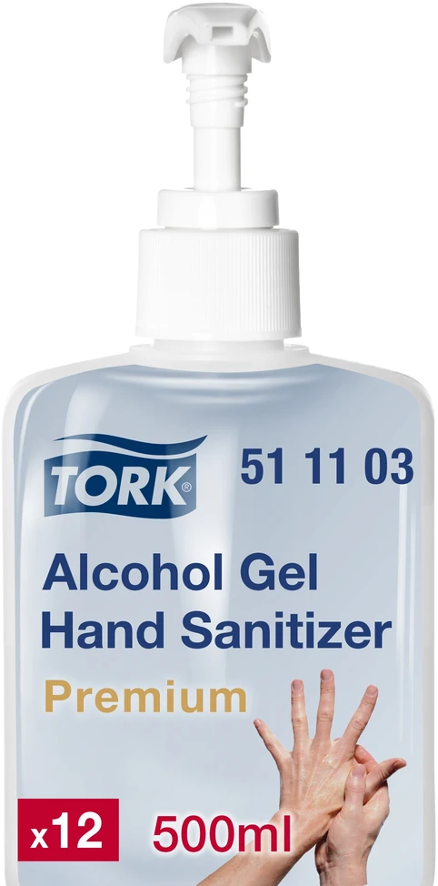 Gelinis rankų dezinfekantas TORK su pompa, 511103, 500 ml