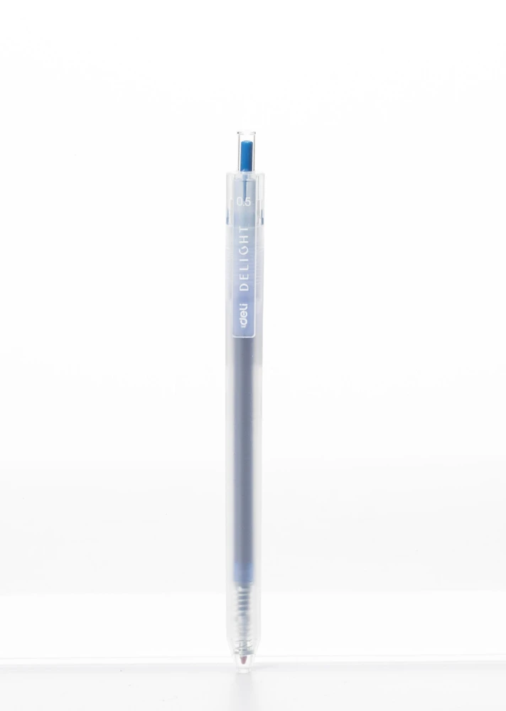 Gelinis rašiklis Deli Delight 0,5 mm,šviesiai mėlynos spalvos