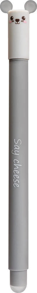 Gelinis rašiklis EberhardFaber, Pelė , 0.7mm, trinamas, mėlynos spalvos