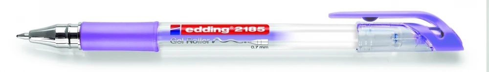 Gelinis rašiklis Edding Gel Roller 2185, 0.7mm, šviesiai violetinės spalvos