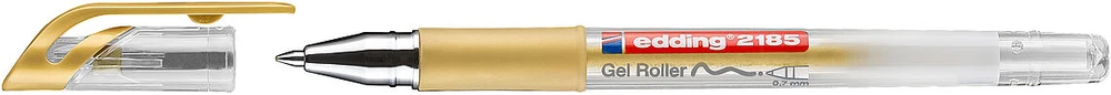 Gelinis rašiklis Edding Gel Roller 2185, 0.7mm, auksinės spalvos