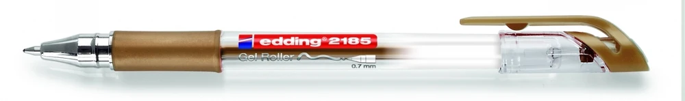 Gelinis rašiklis Edding Gel Roller 2185, 0.7mm, bronzinės spalvos