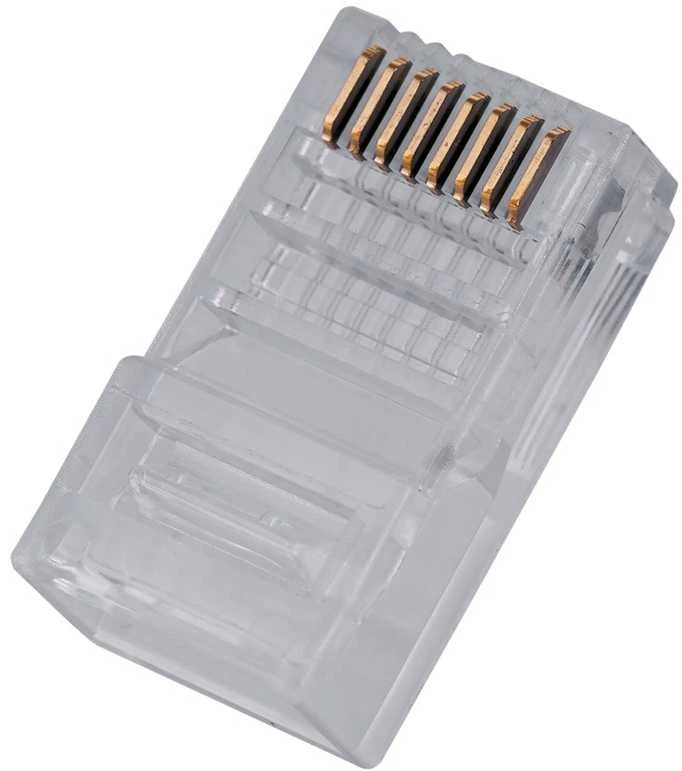 GEMBIRD PLUG3UP6/100modulinis LAN kištukas 6u auksinis padengtas - rinkinyje 100 vnt.