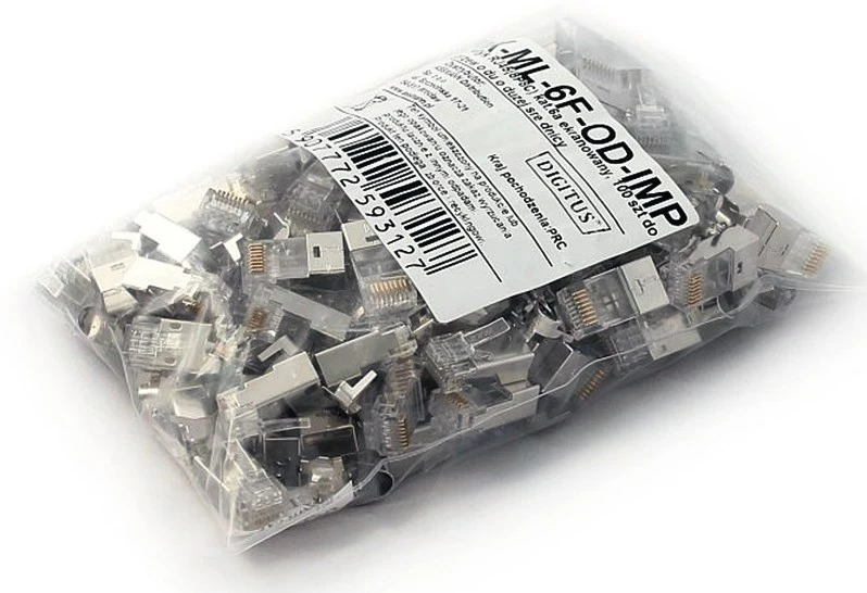 Gembird Digitus X-ML-6F-OD-IMP laido jungtis RJ45 Pilka