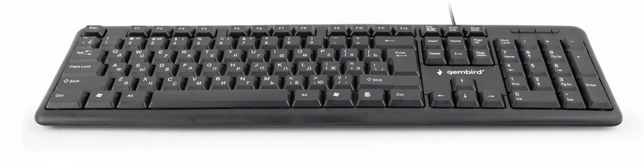 Klaviatūra Gembird KB-U-103-RU EN/RU
