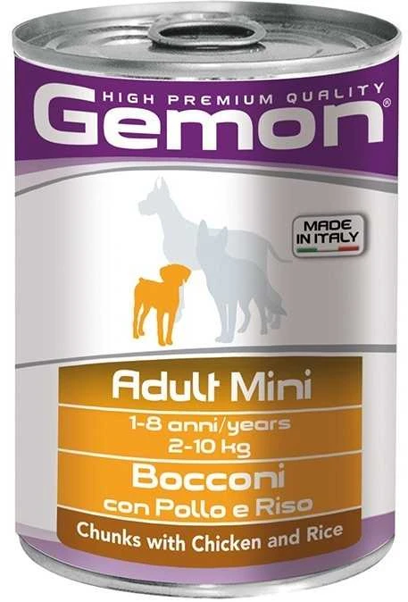 Gemon mini adult konservuotas pašaras su vištiena ir ryžiais 415g