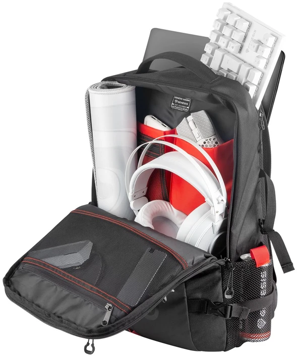 Genesis | Nešiojamas kompiuteris Backpack | Pallad 410 | Backpack | Shoulder strap | Juodas