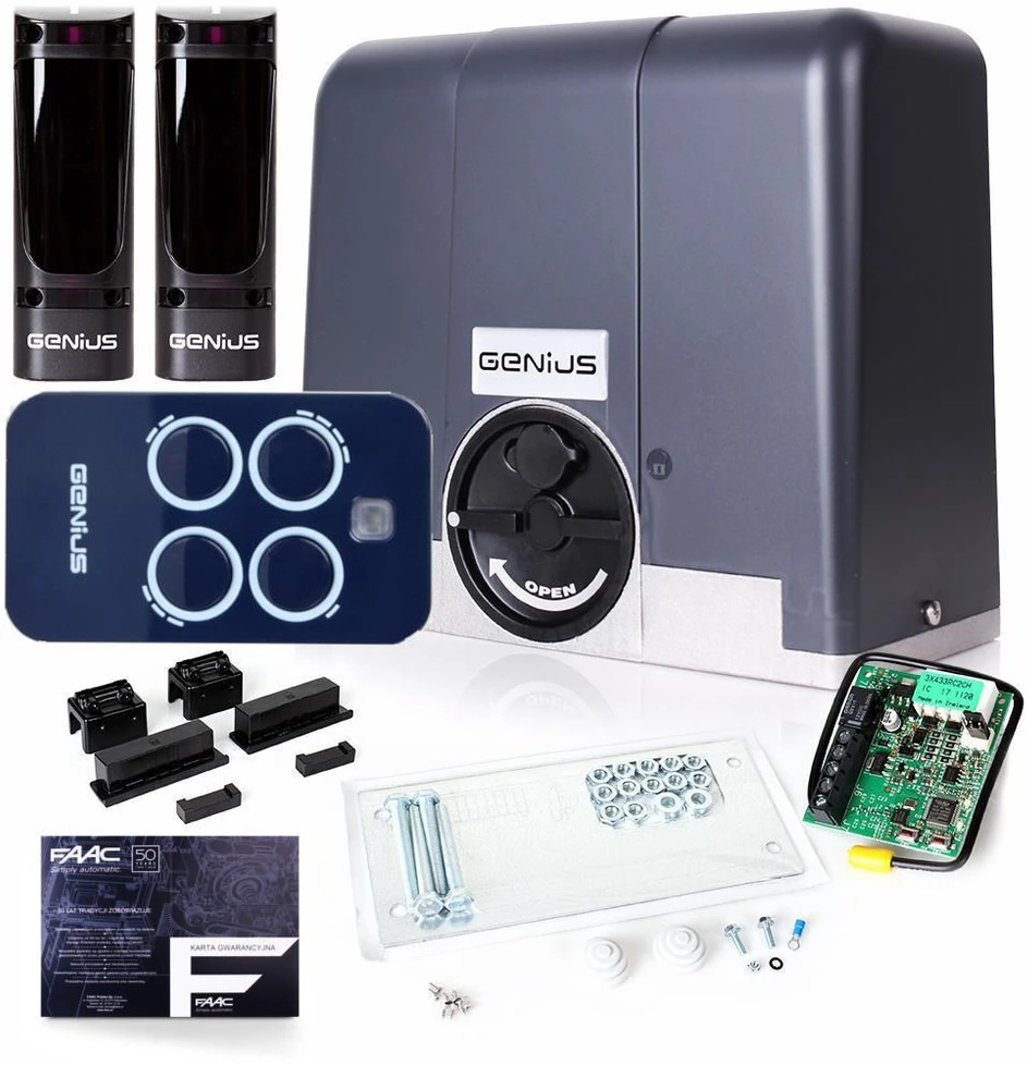 Faac PAVARA STUMDOMIEMS VARTAMS GENIUS-BLIZZARD-500/KIT - PRADINIS RINKINYS (Pažeista pakuotė)