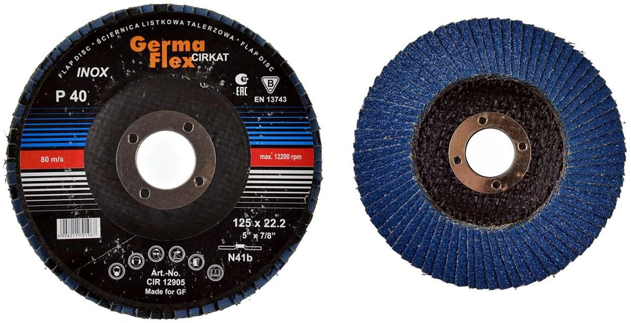 Germaflex Saitron FLAP RATAS METALAS CIRKONIS 125 gr.80 INOX