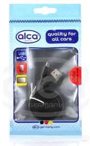Alca plast ALCA Laidas Micro USB 2.0 juodas, 100cm ilgio (išmaniems, MP3)