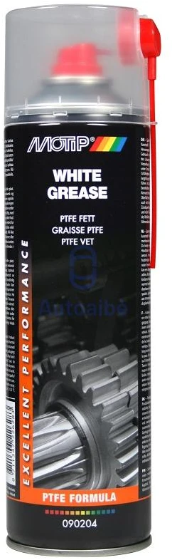 Purškiamas baltas tepalas Baltas GREASE 500ml aerozolis, Motip