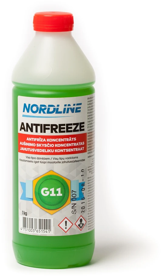 NORDLINE G11 žalias aušinimo skystis 1kg
