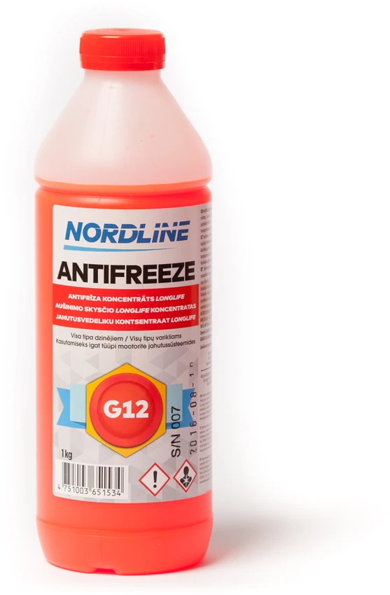 NORDLINE G12 raudonas antifrizas 1 kg