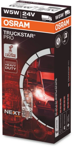 OSRAM Automobilinė lemputė 10W 24V BA15S, 1vnt
