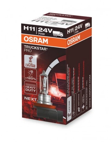 OSRAM Automobilinė lemputė, 70W 24V H11 PGJ19-2