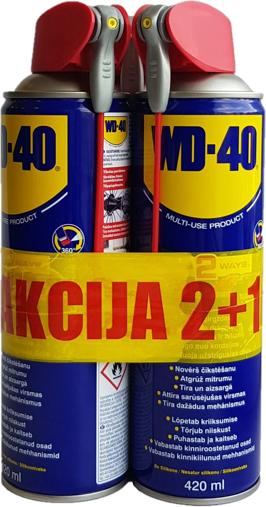 WD-40 Universali priemonė 2+1, 420ml