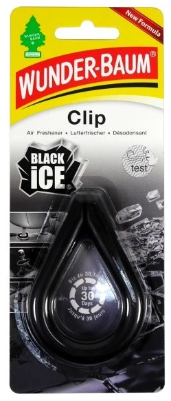Blow WUNDER-BAUM CLIP oro gaiviklis "Juodas ICE"