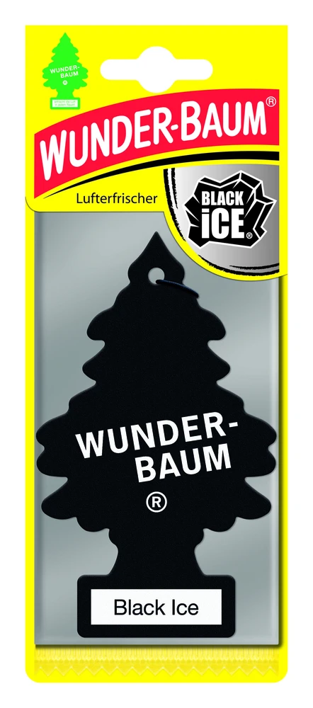 Odświeżacz WUNDER-BAUM TREE oro gaiviklis "Juodas ICE"