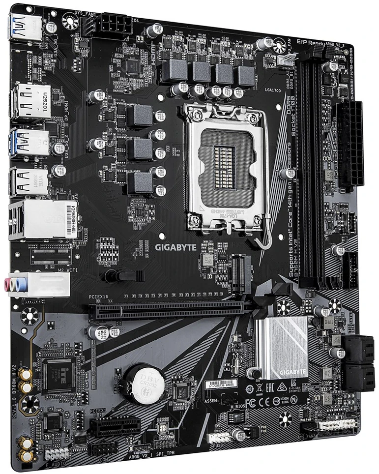 Pagrindinė plokštė Gigabyte B760M H V2 (1700) (D)