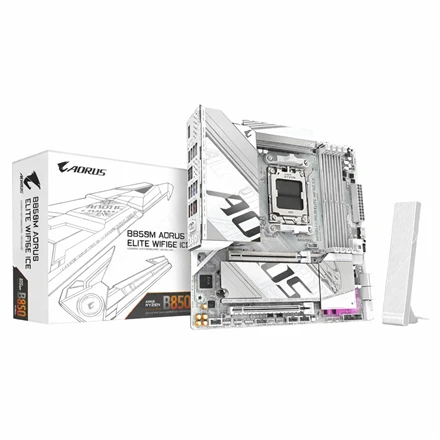Pagrindinė plokštė „Gigabyte B850M A ELT WF6E“ | Procesorių šeima AMD | Procesoriaus lizdas AM5 | DDR5 | Palaikomos kietojo disko sąsajos SATA, M.2 | SATA jungčių skaičius 4