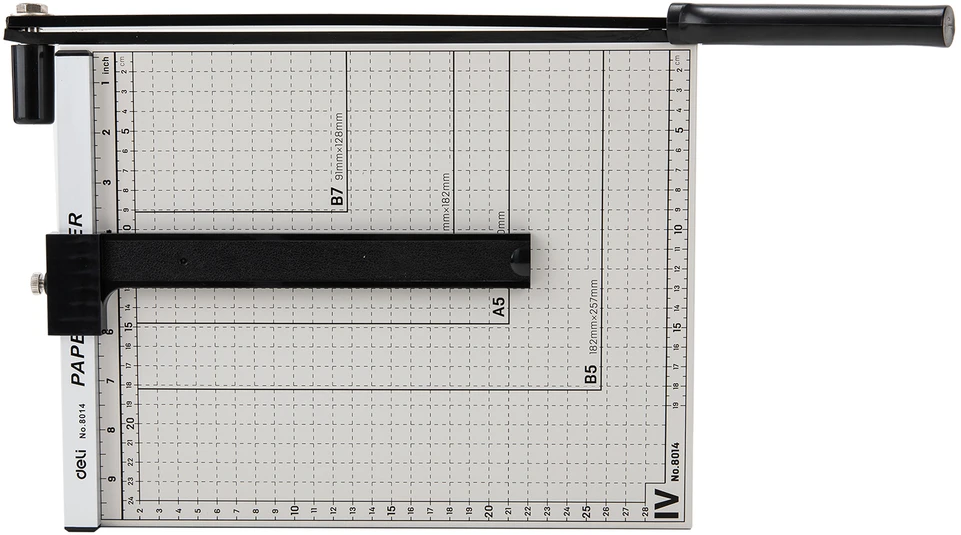 Giljotina DELI E8014 A4 metalinis