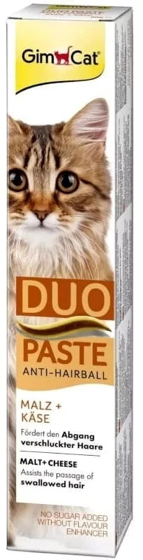 Triton GIMCAT ANTI-HAIRBALL DUO PASTA SALYKLAS+SŪRIS 50g