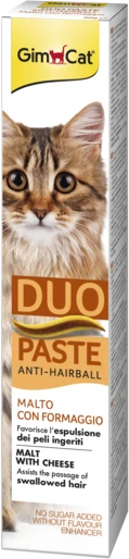 Triton GIMCAT ANTI-HAIRBALL DUO PASTA SALYKLAS+SŪRIS 50g